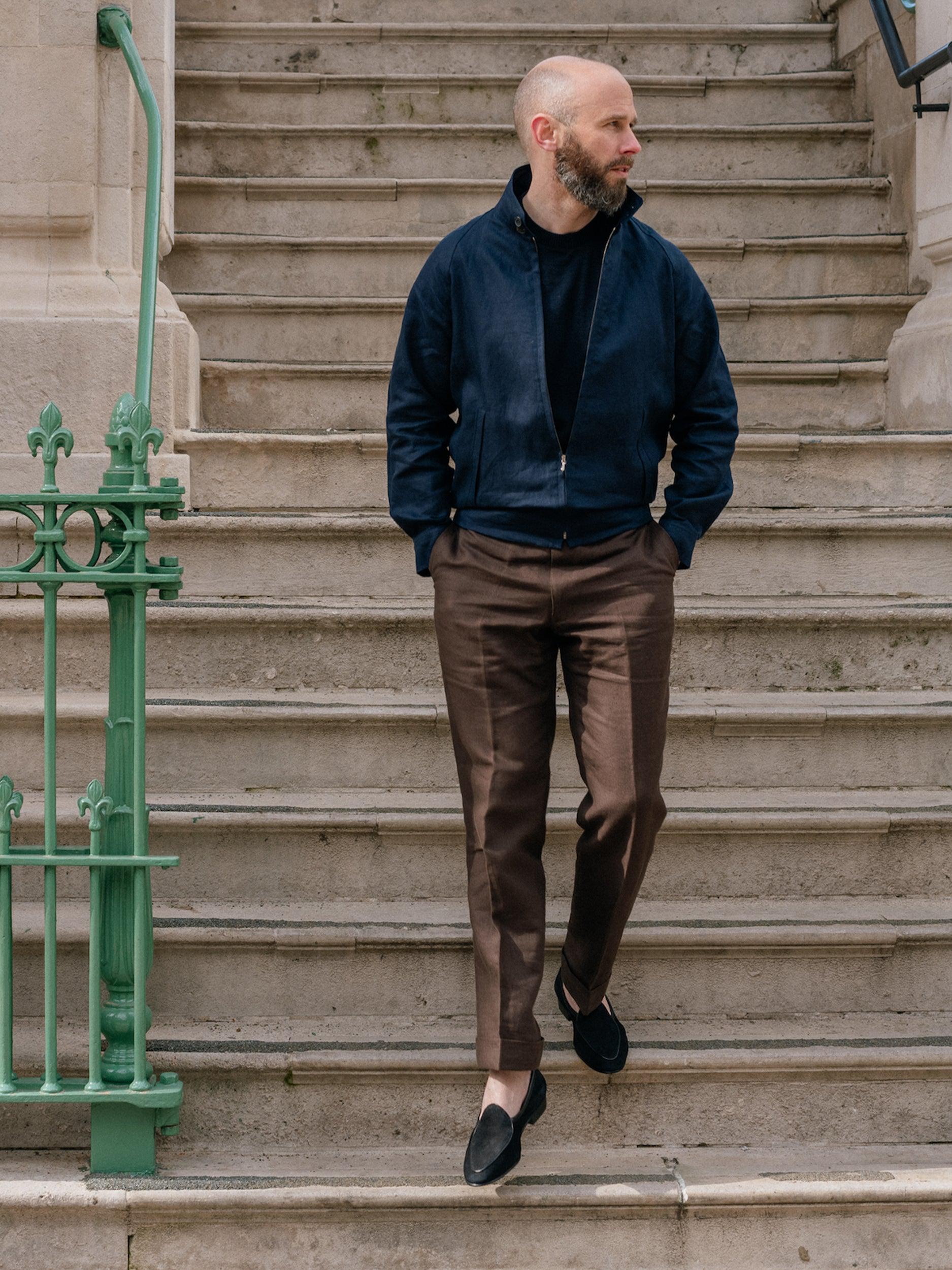 Simon Crompton Linen Harrington Jacket The Permanent Style Linen