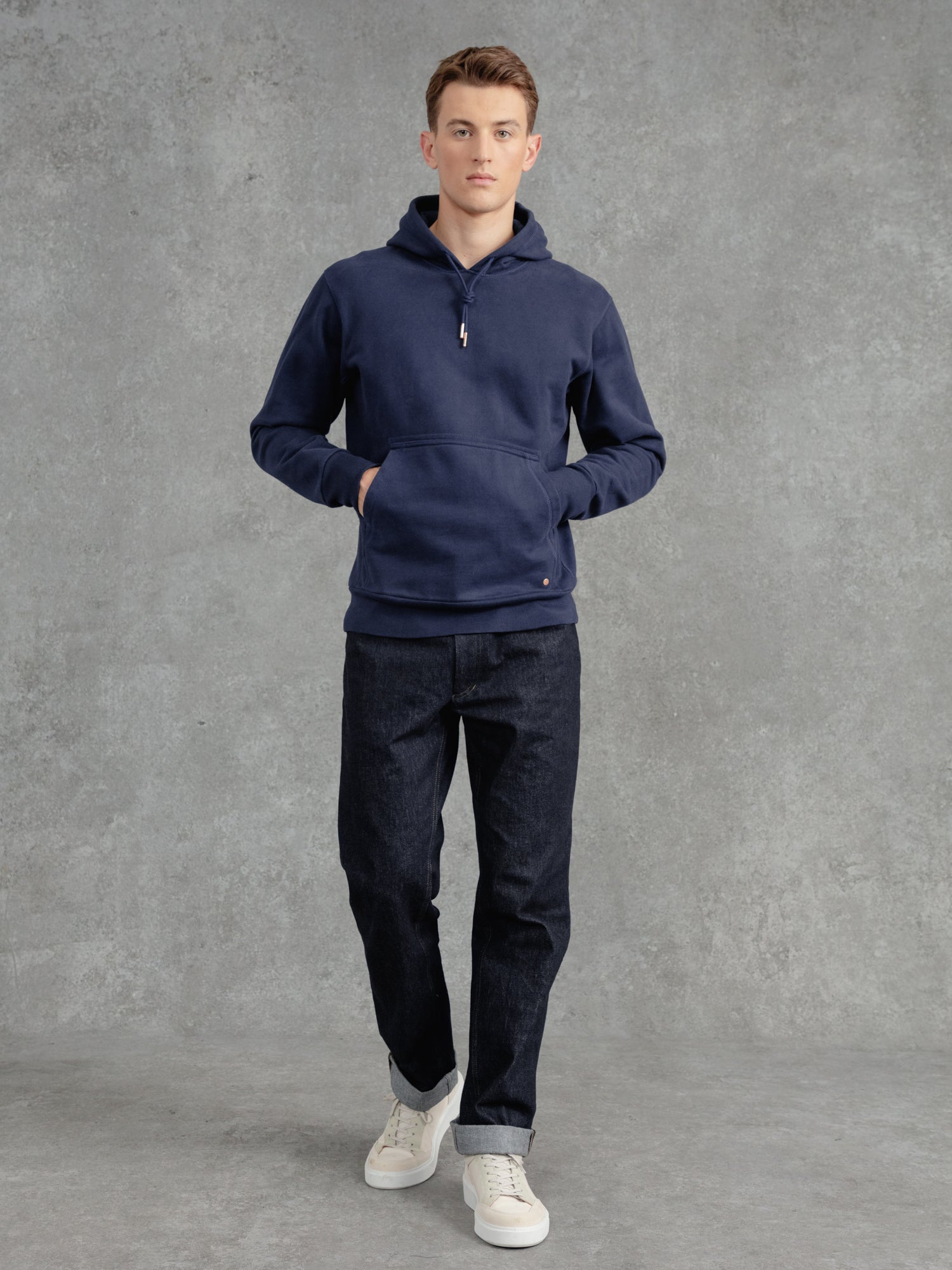 Eden Jacquard Panel Hoodie Men main image 1