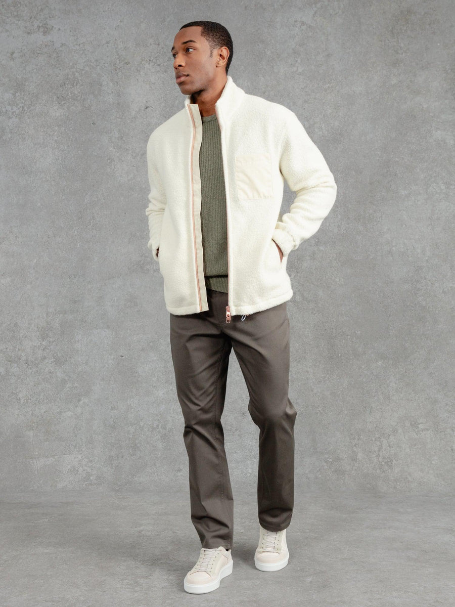Button up fleece best sale