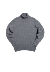 The Cashmere Submariner Rollneck - Cobble Grey The Cashmere Submariner Rollneck - Cobble Grey