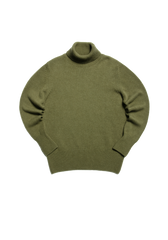 The Cashmere Submariner Rollneck - Green The Cashmere Submariner Rollneck - Green