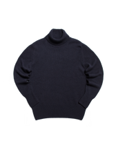 The Cashmere Submariner Rollneck - Midnight The Cashmere Submariner Rollneck - Midnight