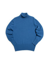 The Cashmere Submariner Rollneck - Prussian Blue The Cashmere Submariner Rollneck - Prussian Blue
