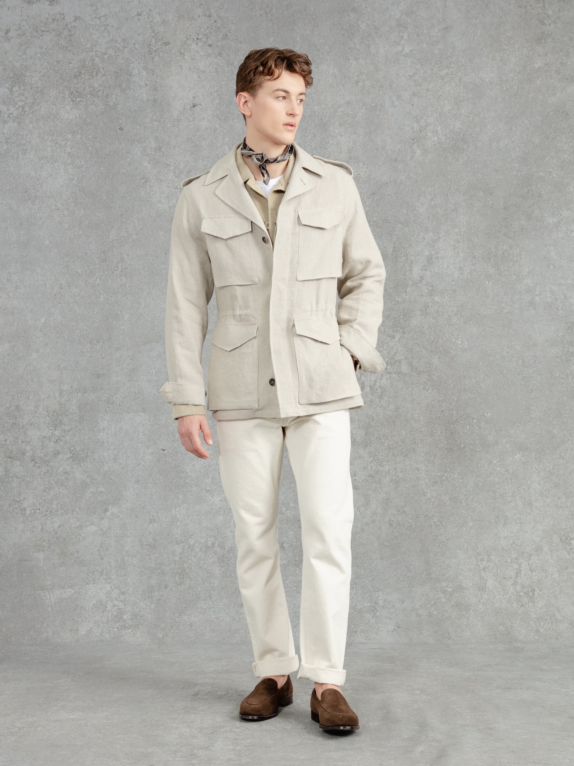 The Linen Field Jacket