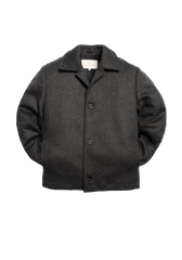 The Cashmere Crew Jacket - Cobble Grey The Cashmere Crew Jacket - Cobble Grey