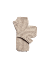 The Cashmere Wrist Warmers - Pebble The Cashmere Wrist Warmers - Pebble