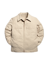 The Covert Jacket - Alabaster The Covert Jacket - Alabaster