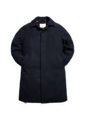 The Woollen Crew Coat - Navy The Woollen Crew Coat - Navy