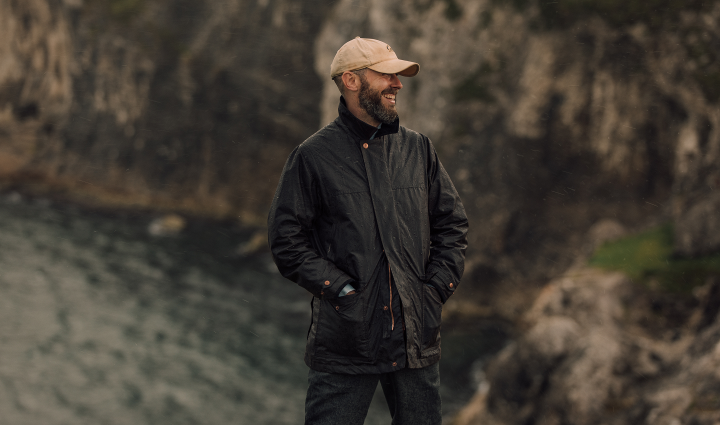 Barbour cole 2025 waxed cotton jacket