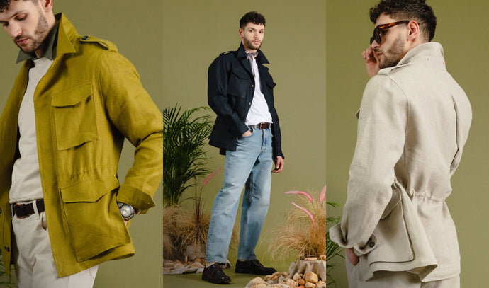 The Linen Field Jacket: A Re-Invented Classic