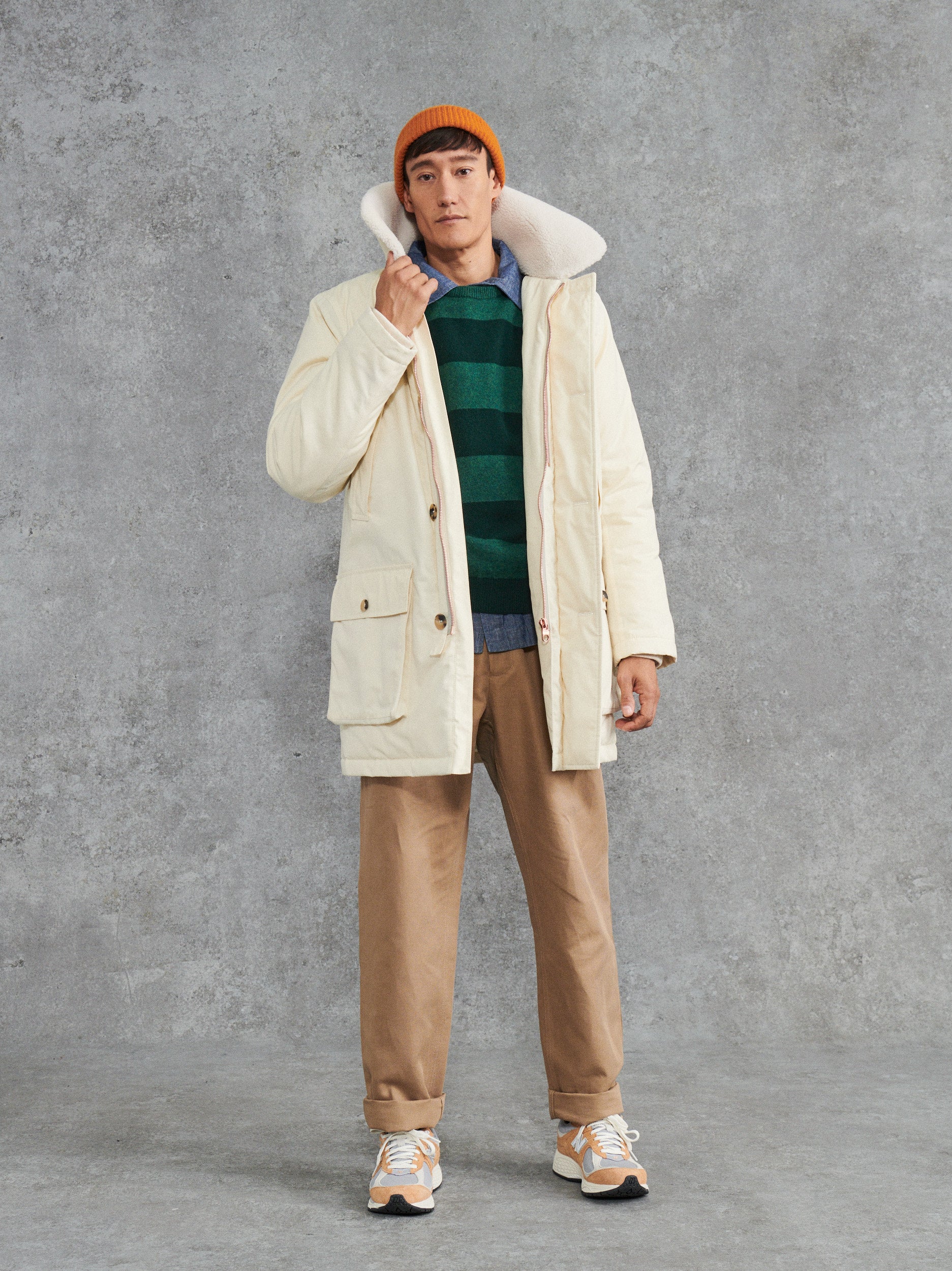 Private white deals ventile parka