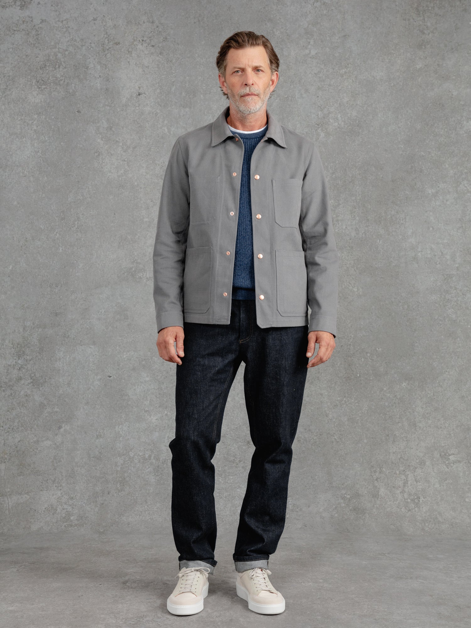 Private White VC Men's Wax Cotton Shooting Jacket - Navy