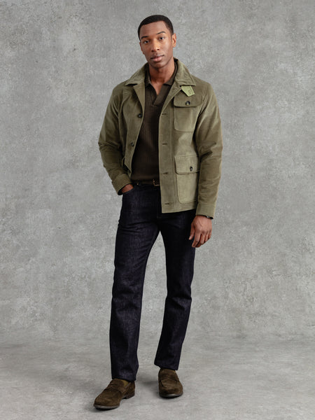 The Cord Pocket Jacket Sand