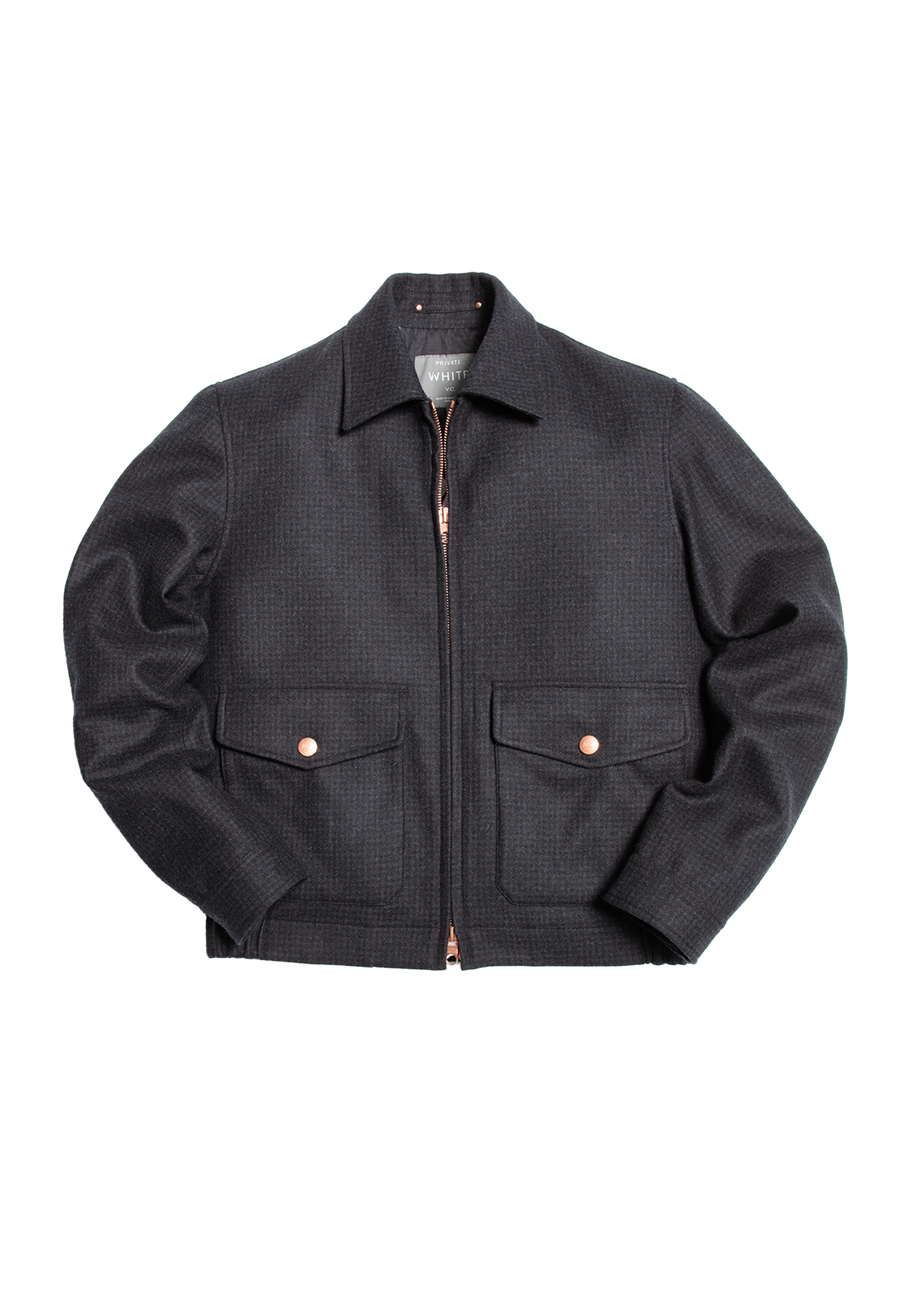 PRIVATE WHITE V.C. Shooting Jacjket サイズ2 The Pocket Jacket - Ivory Black