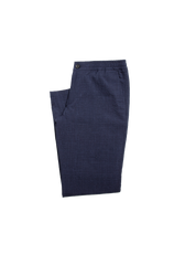 The Loro Piana Seersucker Drawstring Trouser - Ink