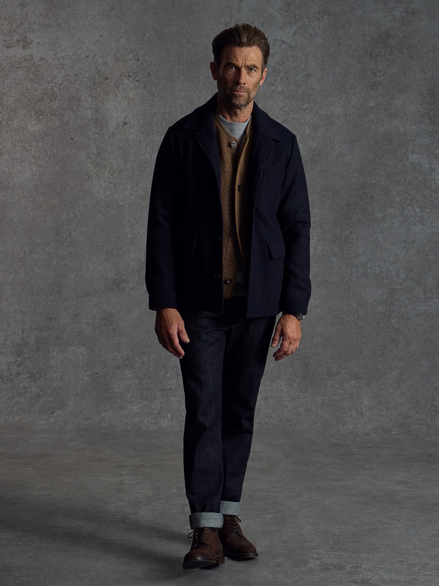 MATTHEWS FRIDAY　Harris Tweed　英国製　ヘリンボーン柄　灰色　PURE WOOL 100％ テーラードジャケット HFW Harris Tweed \u2014 TWEED ADDICT