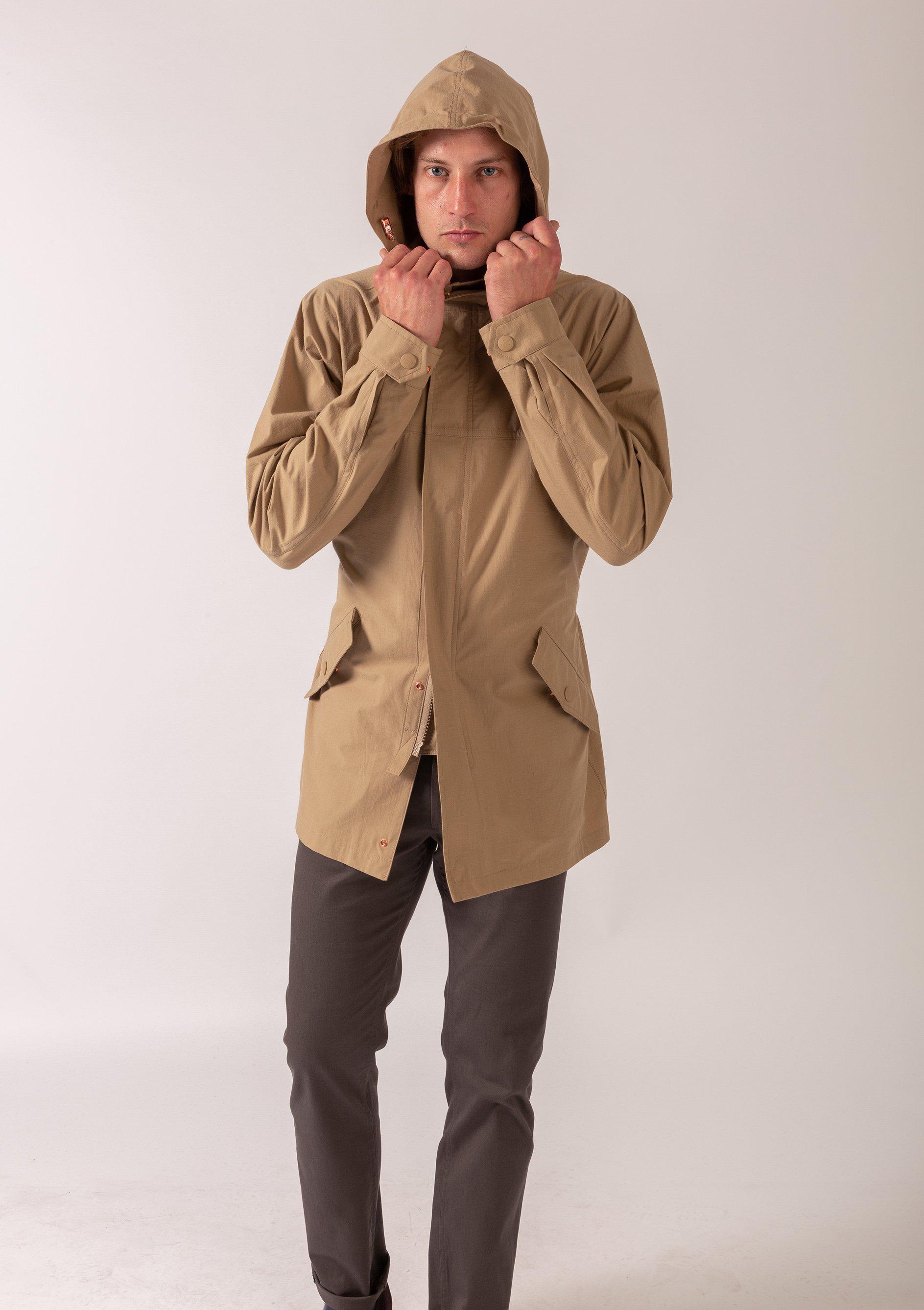 Private cheap white parka
