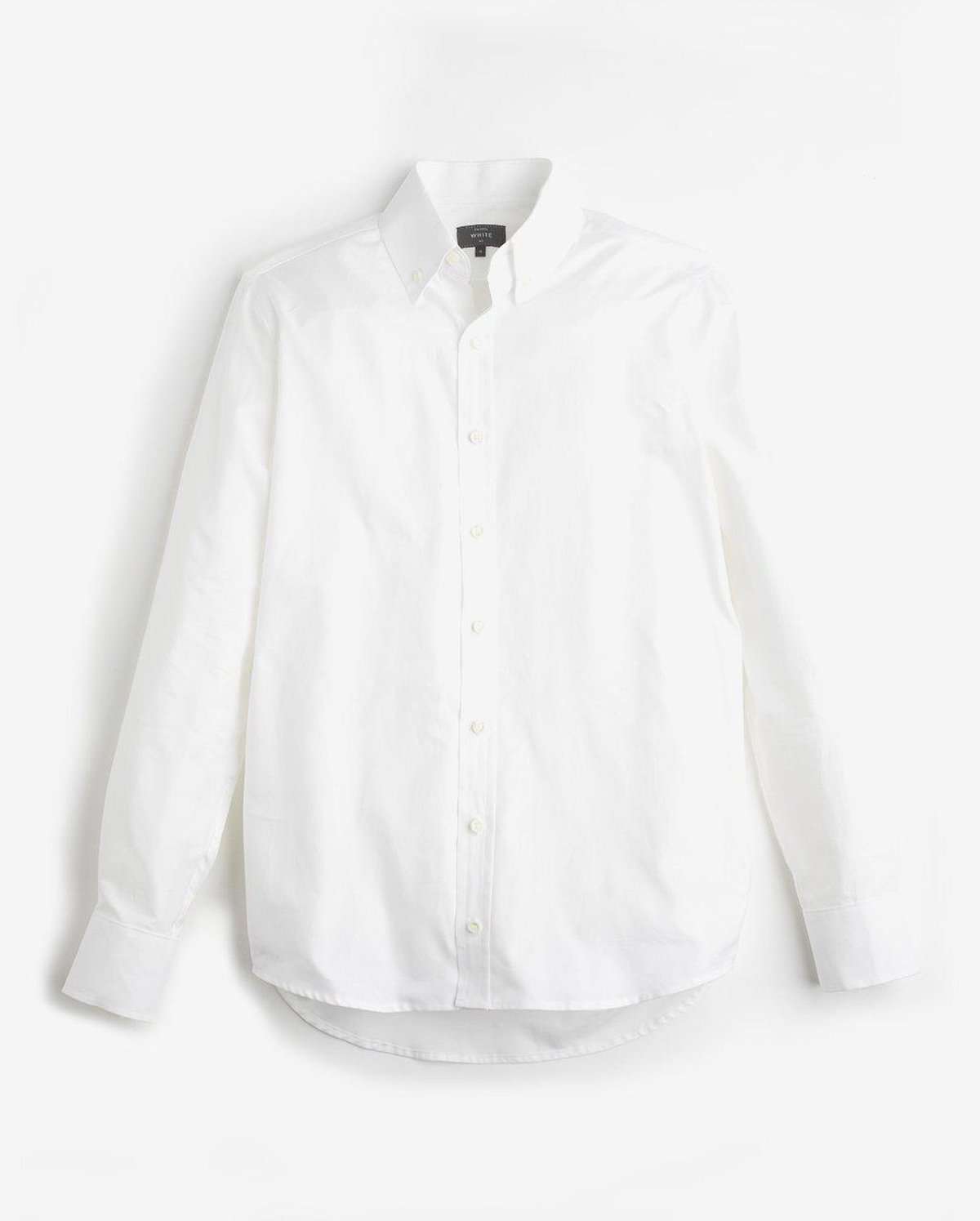 The Oxford Men's Button Down Shirt Private White